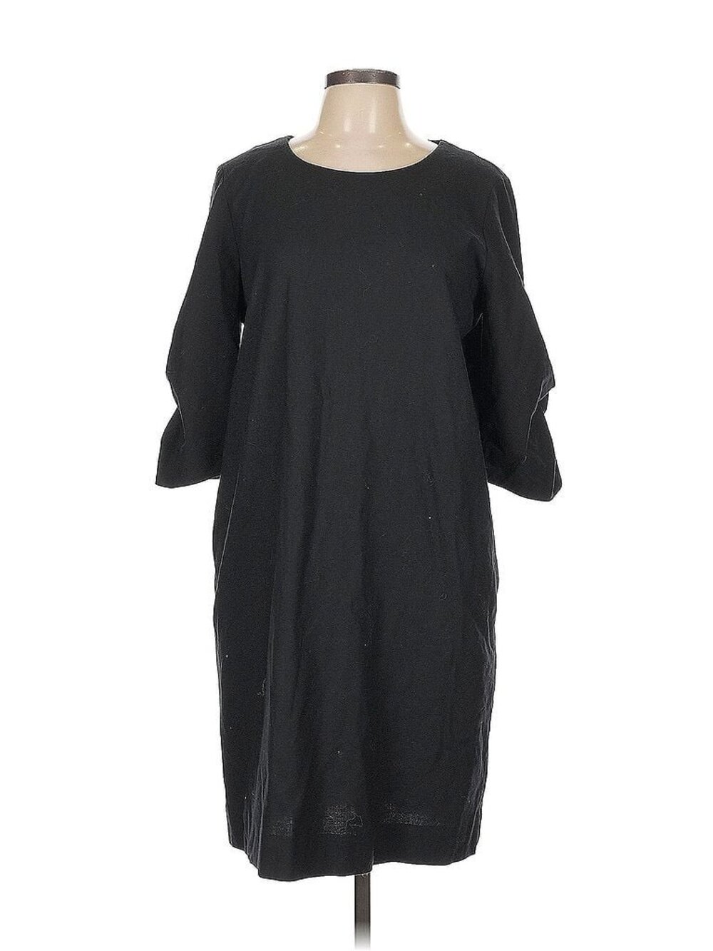 COS Black Jewel Neck Shift Dress